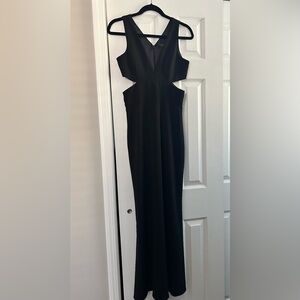 Laundry By Shelli Segal Black Maxi Dress with Cutouts
